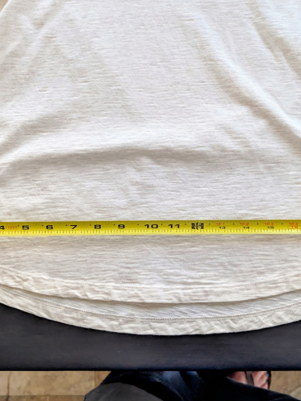 Eddie Bauer Women's Cream/Tan Everyday Short Sleeve Crewneck Tee - Picture 4 of 7